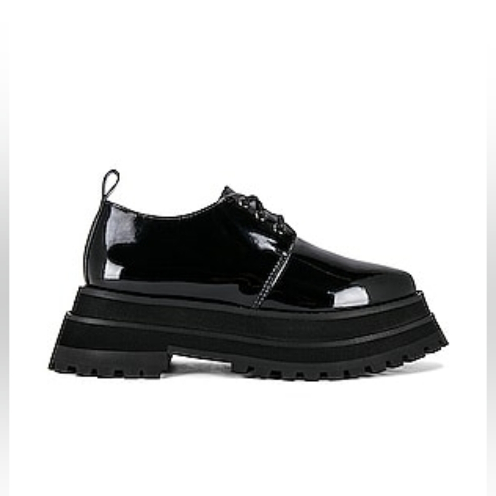 NBD x Raye Black sneaker wedge size 8 NEW